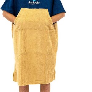 Surflogic Logo Poncho Geel,Blauw