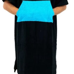 Surflogic Logo Poncho Zwart