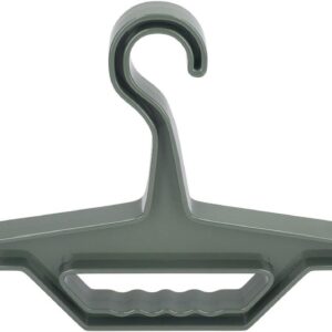Tactische Hanger voor Politie- en Duikuitrusting, Sterke Wetsuit Hanger met Draaghandvat, Ideaal voor Kledingdisplay en Opberging, Zwart 1 Pack (OD Groen)