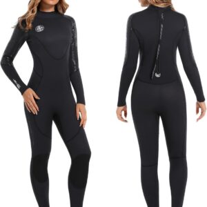 Thermo wetsuit 3mm Neopreen Duikpak Lange Mouw voor Heren en Dames
