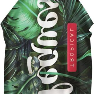 Treer Poncho-handdoek voor volwassenen, microvezel, sneldrogend, poncho met capuchon, strand, surfen, handdoek om te wisselen, badjas, voor dames en heren (Jungle-bladeren, 75 x 145 cm)
