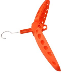 TuseRxln Kledinghangers - Kapstokken - Opvouwbaar Ontwerp Voor Eenvoudig Dragen En Sneller Drogen Met Verbrede Armes - 1 - Voor Duikavonturen+Oranje
