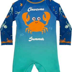 UV Badpak Baby Jongen Meisje UPF 50+ Sneldrogend Wetsuit 0-6 Jaar