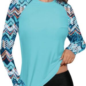 UV-Shirt Dames UPF 50+ | Lichtgewicht en Sneldrogend Rashguard met Lange Mouwen