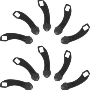 Vervangende Ritsen - Ritstrekkers Sets - Kleding Repareren - Dubbele Laag - 10 Stuks - Zwart