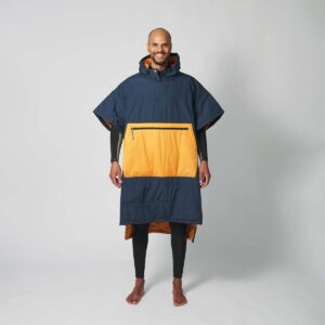 Voited Poncho Ocean Navy/Desert S/M