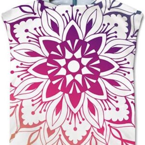 Volwassen Microvezel Strandponcho met Capuchon voor Omkleden en Drogen