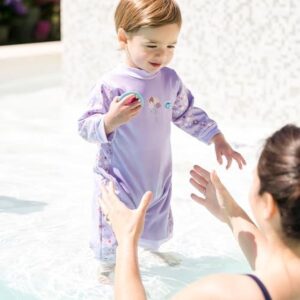 Warm In One Wetsuit voor Baby's 6-12 Maanden - Lilac Spring