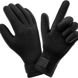 Warme Neopreen Duikhandschoenen voor Volwassenen, Vijfvingerige Handschoenen voor Zwemmen en Duiken in Open Water