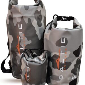 Waterdichte tas - Droogzak Rugzak - Watersport Kampeer - IPX6 Beoordeeld - 20 Liter - Grijs Wit Camo