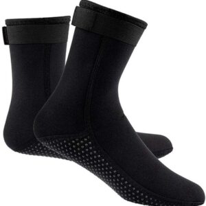 Watersokken 3mm Neopreen - Antislip - Wetsuit Sokken - Zwart - Maten XS t/m XXL - Ideaal voor Strand en Duiken - Duiksokken