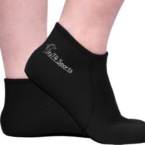 Watersokken Neopreen - Duiksokken Vinsokken - Watersport Activiteiten - Extra Grip Zool - 3 mm Dikte - Zwart