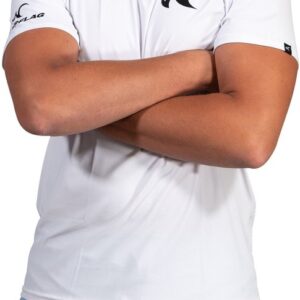 Watrflag Rashguard Barcelona - Heren - Wit - UV beschermend surf shirt bodyfit XL