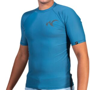 Watrflag Rashguard Barcelona - Heren - Wit - UV beschermend surf shirt bodyfit XXL