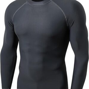 Watrflag Rashguard Barcelona LS - Heren - Zwart - UV beschermend surf shirt bodyfit XS