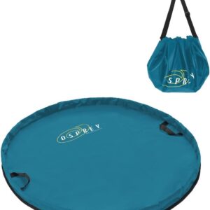 Wetsuit Aankleedkussen - Waterdichte Buitenkleedtas - Draagbaar en Opvouwbaar - Groenblauw - Eén Maat