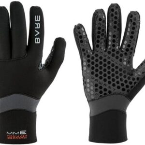 Wetsuit Handschoenen - Neopreen Handschoenen - Watersport Bescherming - Voorgebogen Vingers - 5 mm - Zwart