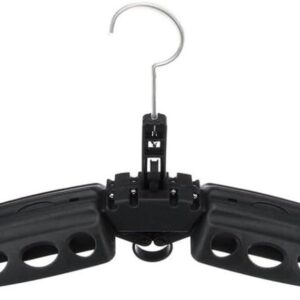 Wetsuit Hanger - Duikpak Hanger - Pak Drogen - Opvouwbaar Ontwerp - 51cm x 29cm - Zwart