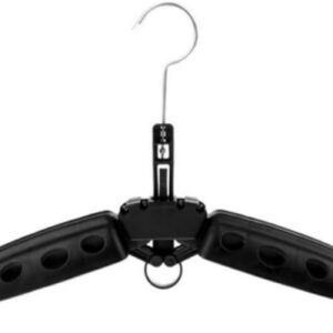Wetsuit Hanger - Pak Droger - Sportuitrusting Drogen - Vouwbaar Ontwerp - 37-51 cm - Zwart