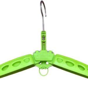 Wetsuit Hanger, Sneldrogende Opvouwbare Geventileerde Hanger voor Wetsuit, Surfen & Duiken Accessoire, Perfect om Wetsuit Droogpak Reddingsvest of BCD te drogen (Groente)