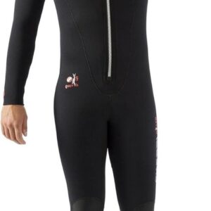 Wetsuit Heren - Duikpak Eendelig - Duiken Warme Wateren - Met Geïntegreerde Capuchon - 5/7 mm - Zwart