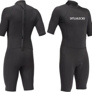 Wetsuit Heren - Neopreen Pak - Watersport Bescherming - Flatlock Naden - 2 mm Dikte - Zwart