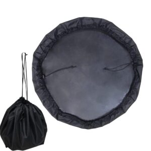 Wetsuit Mat - Verkleedkleed Strand - Watersport Beschermen - Waterdicht Zandvrij - 90cm - Zwart