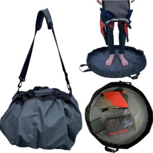 Wetsuit Wisselmat - Aankleedtas - Watersport - Waterdicht - 85 x 85 cm - Grijs
