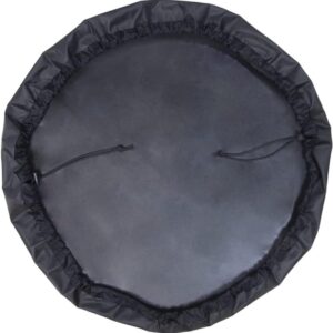 Wetsuit Wisselmat - Strandmat Opbergtas - Watersport Bescherming - Waterdichte Stof - 90 cm - Zwart