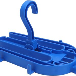 Wetsuit kledinghanger - Neopreen pak houder - Kleding drogen - Opvouwbaar ontwerp - 27 cm - Blauw