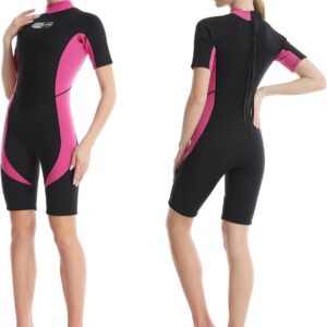 Wetsuit voor Heren Dames, 3MM Shorty/Volledig Wetsuit Neopreen Wetsuit Volledig lichaam in Koud Water Warm Houden voor Duiken Surfen Snorkelen