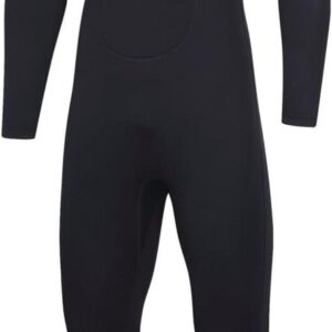 Wetsuit voor heren 3 mm premium neopreen voor spearfishing en snorkelen - Volledige mouwlengte duikpak in zwart 4XL