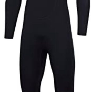 Wetsuit voor heren 3 mm premium neopreen voor spearfishing en snorkelen - Volledige mouwlengte duikpak in zwart 4XL