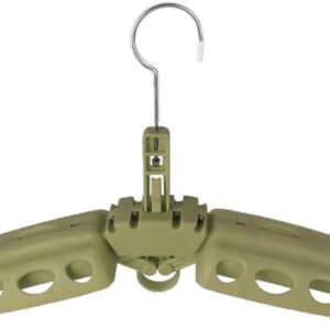 Wetsuithanger - Droogrek - Wetsuit Drogen - Opvouwbaar Geventileerd - 20 inch breed - Groen