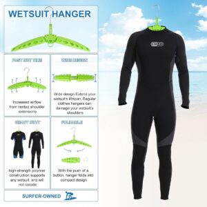 Wetsuithanger Vouwbaar Geventileerd Droog Snel Droogzak voor Wetsuit, Droogpak, Zwemvest of BCD