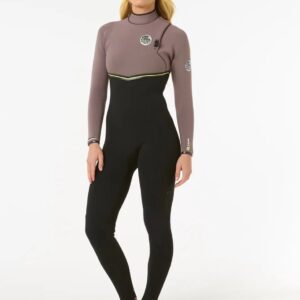 Wmns Ebomb 4/3mm Zip Free - Eggplant