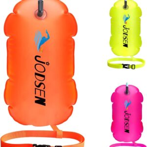Zichtbare zwemboei voor open water, opblaasbare zwemfloat voor triatlon en snorkelen, ideaal voor trainingsaccessoires en veiligheid