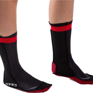 Zone3 2mm Neopreen Zwemsokken Na18unss - Zwart / Rood