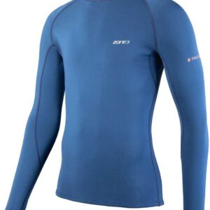 Zone3 Yulex Natural Neopreen T-shirt Met Lange Mouwen Blauw S