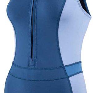 Zone3 Yulex® Mouwloos Neopreen Wetsuit Voor Dames Blauw 10 Vrouw