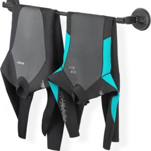 Zware Uitschuifbare Wetsuit Hanger met Zuignappen - Perfect voor Twee Wetsuits