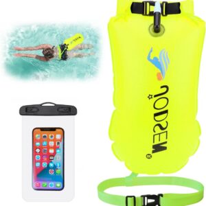 Zwemboei Droogzak - Waterdichte Tas - Open Water Zwemmen - Zeer Zichtbaar - 20L Capaciteit - Groen