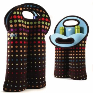 dubbele wijnkoeler mini-polkadot