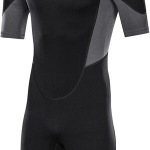 neopreen duikpak voor heren, ritssluiting op de rug, 1,5/3 mm, voor duiken, snorkelen, surfen, kanoën, duiken