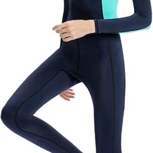 neopreen wetsuit, KOCAN sneldrogend dames badpak, eendelig, lange mouwen, voor zomer-watersport