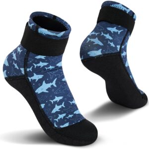 sokken, 3 mm zwemsokken voor kinderen en peuters, antislip thermische zwemsokken, wetsuit sokken voor strand, zwembad, watersport