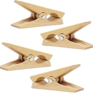 tuuli Houten wasknijpers voor strandlaken - strandstoel - jacht - kinderwagen - wasaccessoires - 2 stuks